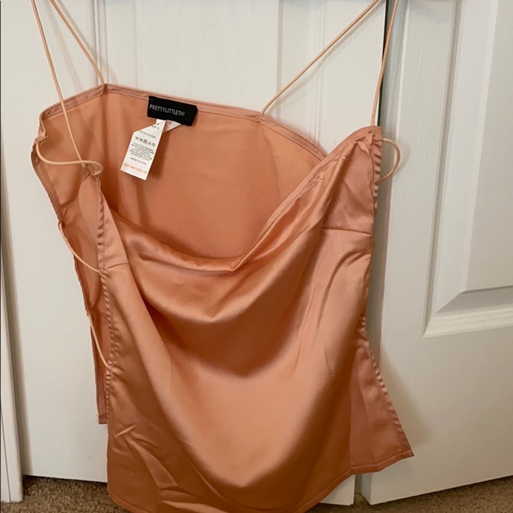 Champagne crop top